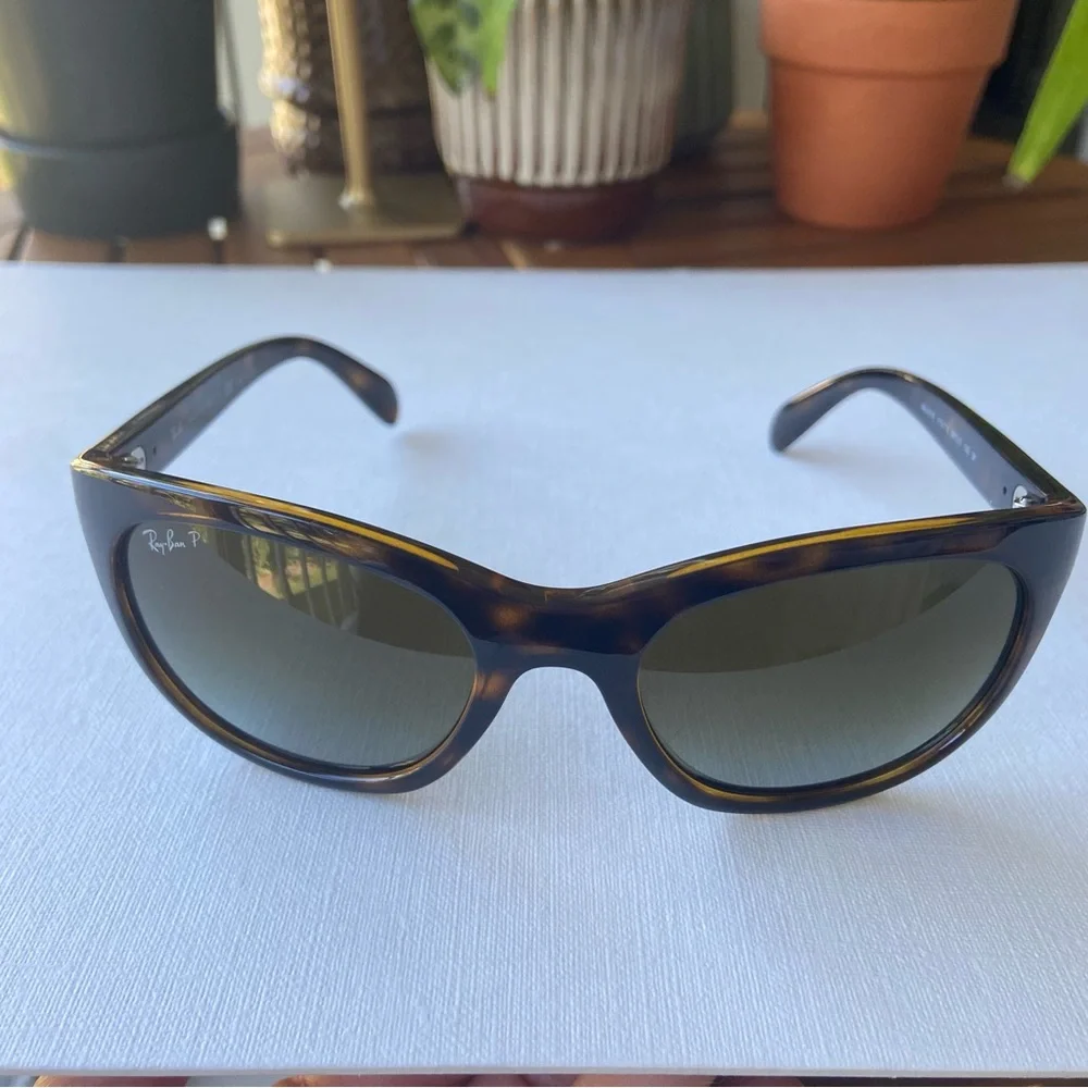 RAY-BAN Havana Brown Sunglasses NEW RB4216 - Picture 4 of 10